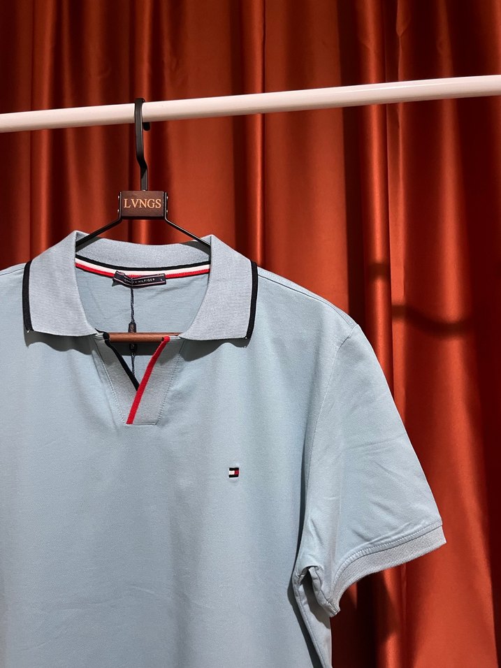 Tommy Hilfiger Polo Yaka %100 Cotton T-Shırt - Görsel 3