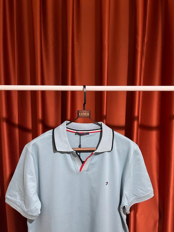 Tommy Hilfiger Polo Yaka %100 Cotton T-Shırt - Görsel 2