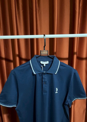 U.S. Polo Assn Polo Yaka %100 Cotton T-Shırt - Görsel 3