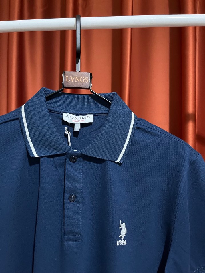 U.S. Polo Assn Polo Yaka %100 Cotton T-Shırt - Görsel 4