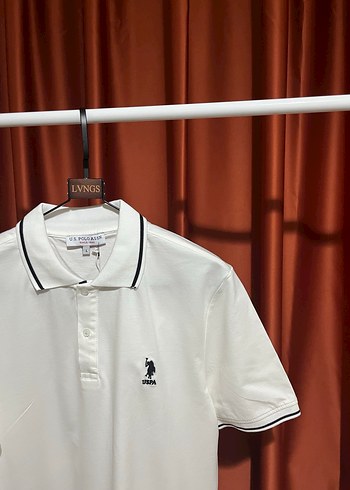 U.S. Polo Assn Polo Yaka %100 Cotton T-Shırt - Görsel 4