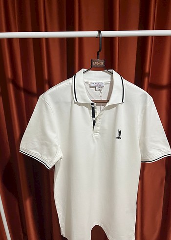 U.S. Polo Assn Polo Yaka %100 Cotton T-Shırt - Görsel 2
