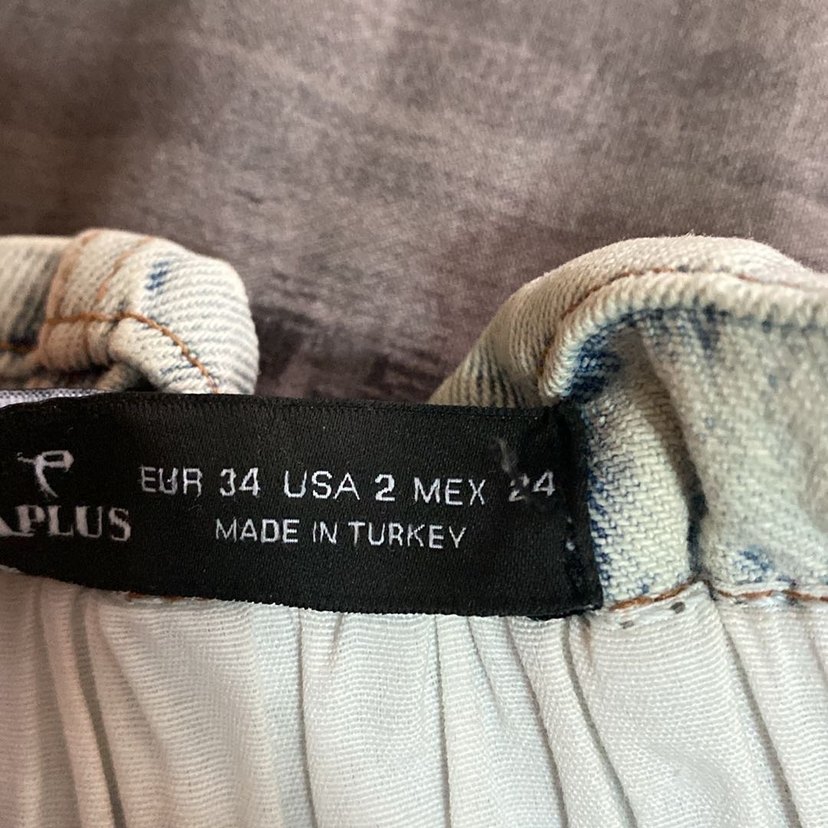 Düğmeli Mom Jeans Şort - Görsel 3