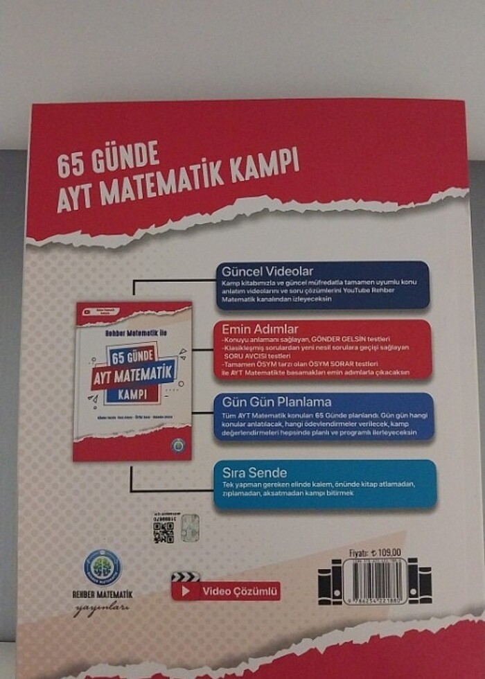 AYT matematik test kitabı - Görsel 3