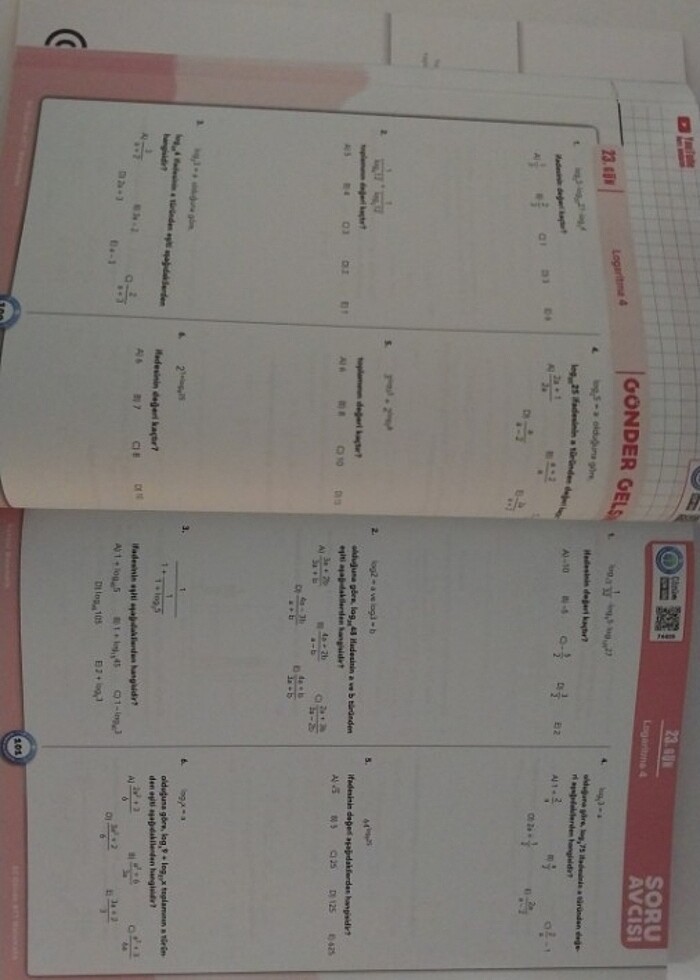 AYT matematik test kitabı - Görsel 4