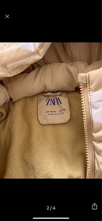 Zara Kız çocuk mont Zara