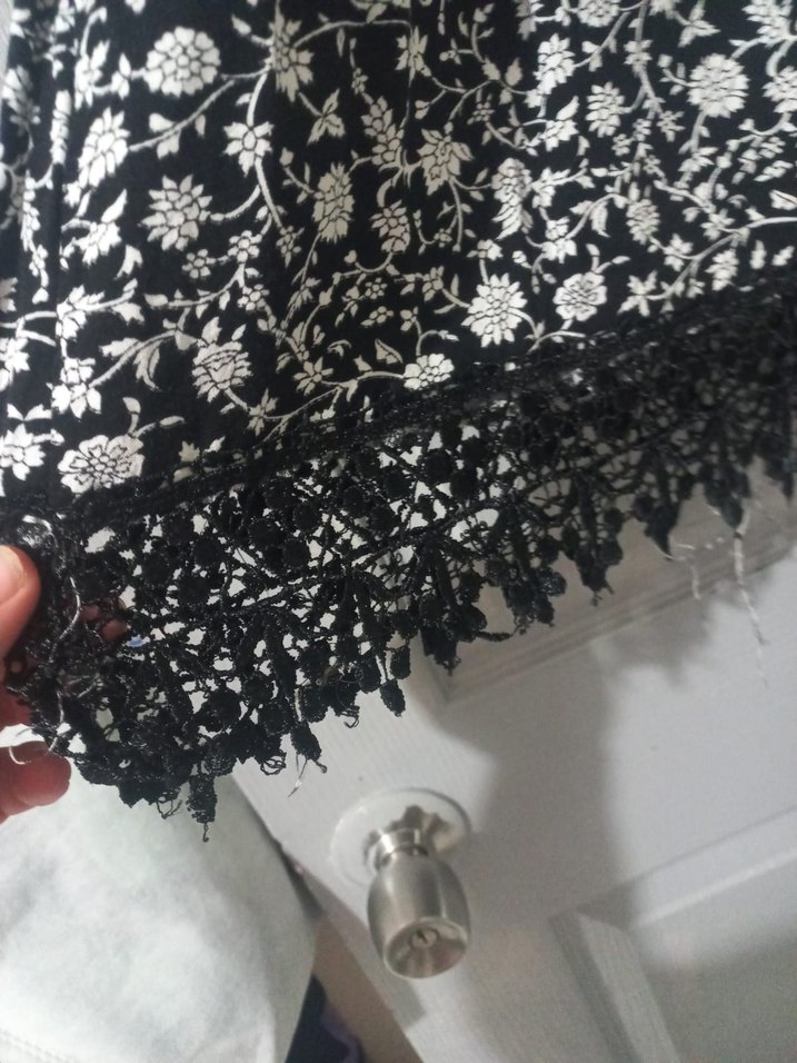 Dantel Detaylı Uzun Bohem Elbise - Görsel 3