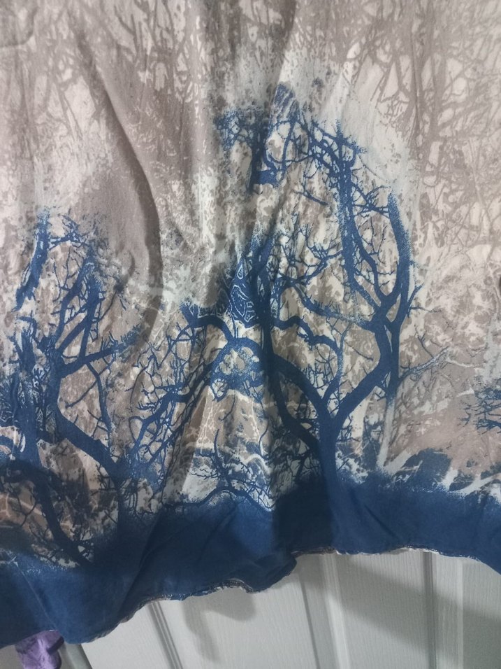 Bohem Gri Kolsuz Uzun Elbise - Görsel 4