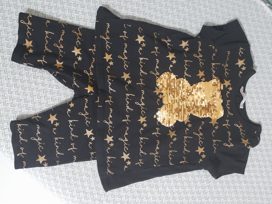 yaldızlı baskılı takım - Görsel 3