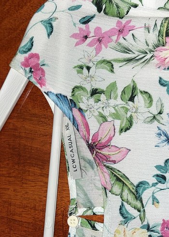 xxl Beden LCW Çiçek Desenli Çok Renkli bluz