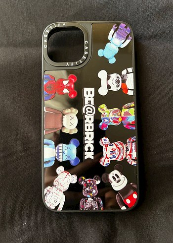 iphone 13 BE@RBRICK Temalı Renkli Telefon Kılıfı