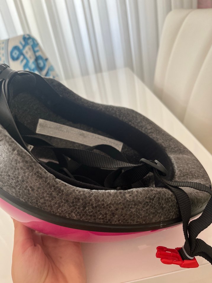 Pembe B'Twin Çocuk Bisiklet Kaskı - Görsel 2