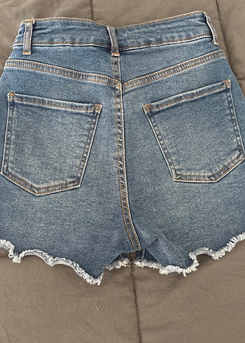 Koton Kadın Mavi Mini Denim Şort