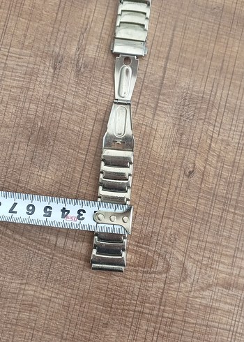 Bej Metal Erkek Saat Kayışı - Görsel 4