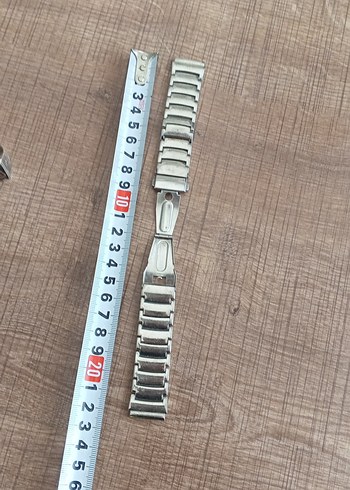 Bej Metal Erkek Saat Kayışı - Görsel 2