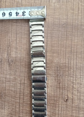 Bej Metal Erkek Saat Kayışı - Görsel 7