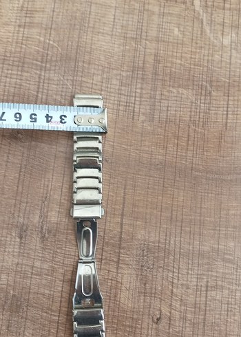 Bej Metal Erkek Saat Kayışı - Görsel 3