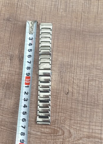 Bej Metal Erkek Saat Kayışı - Görsel 5