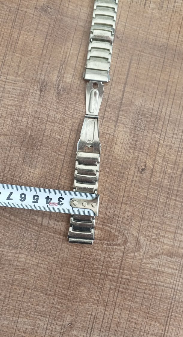 Bej Metal Erkek Saat Kayışı - Görsel 4