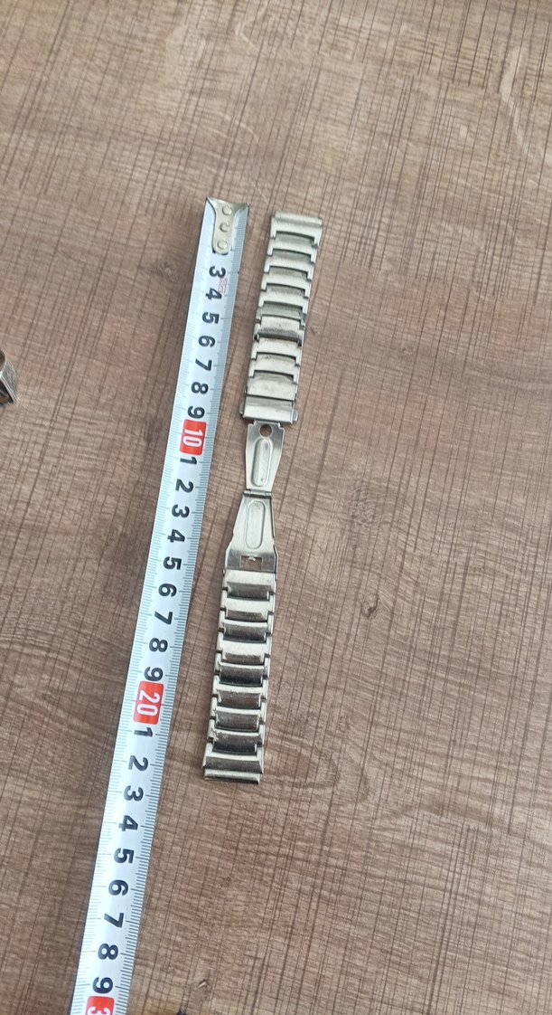 Bej Metal Erkek Saat Kayışı - Görsel 2