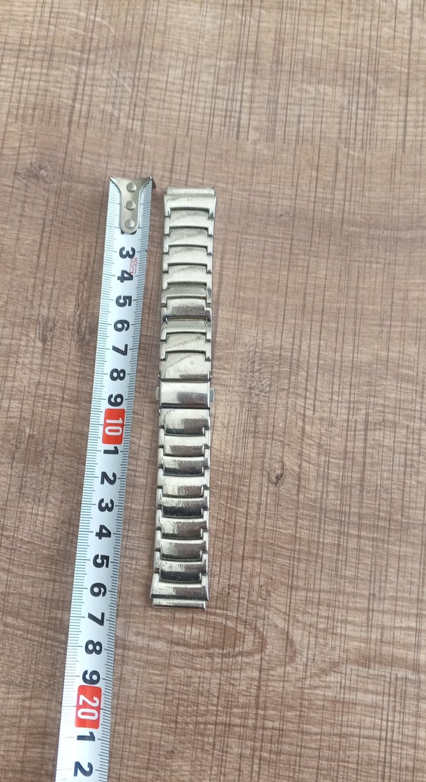 Bej Metal Erkek Saat Kayışı - Görsel 5