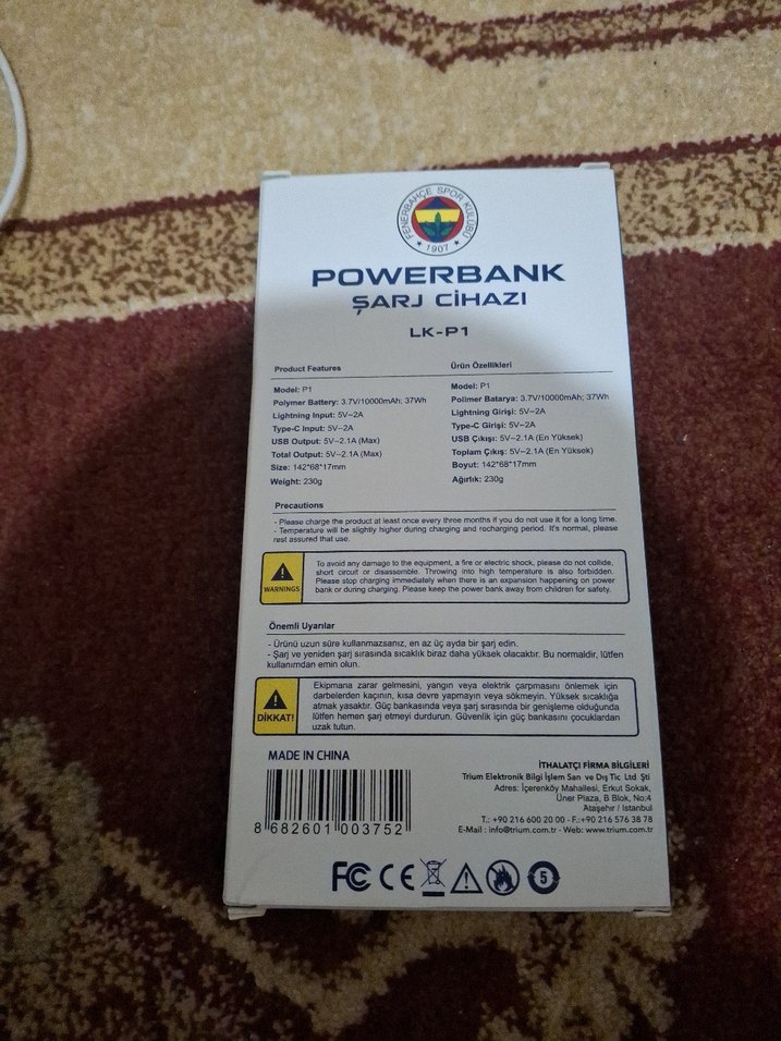 fb lisanslı powerbank - Görsel 2