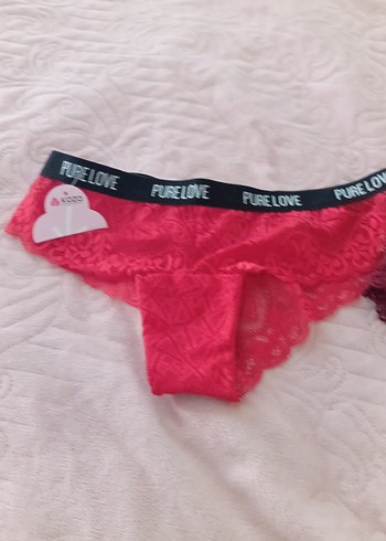 Pembe Desenli Mini Kadın Külot