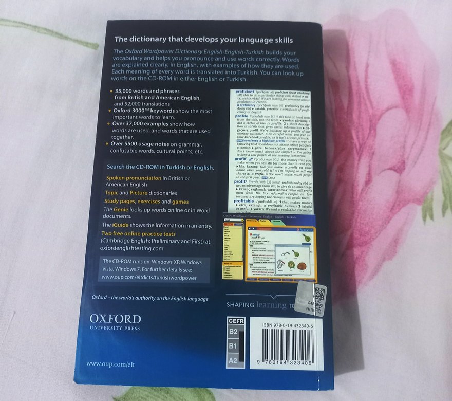 Oxford Wordpower İngilizce-İngilizce-Türkçe Sözlük - Görsel 2