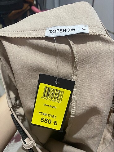 xl Beden ten rengi Renk Pileli şort etek