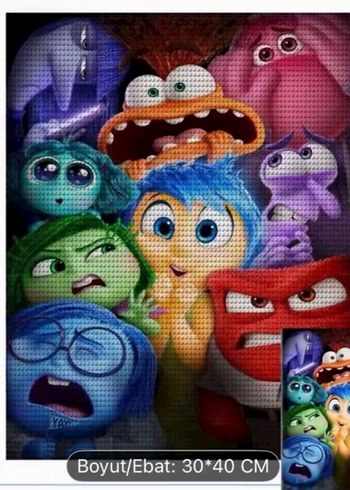Diğer Sayılarla Elmas Boyama Tersyüz inside out