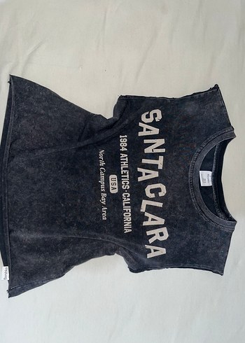 m Beden gri Renk Kadın bershka crop