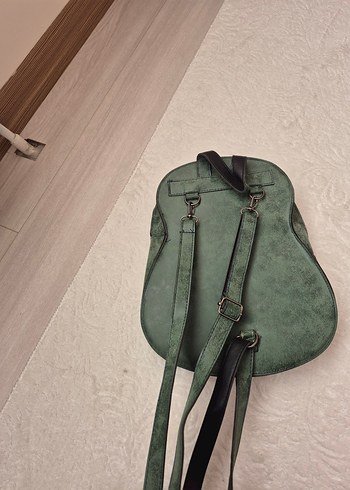 Yeşil gitar desenli çanta - Görsel 3