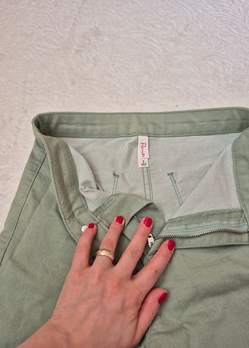 Yeşil Mini Kadın Şort - Görsel 2