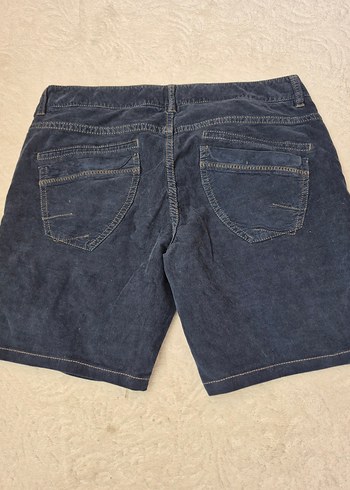 Düğmeli Lacivert  Şort - Görsel 2