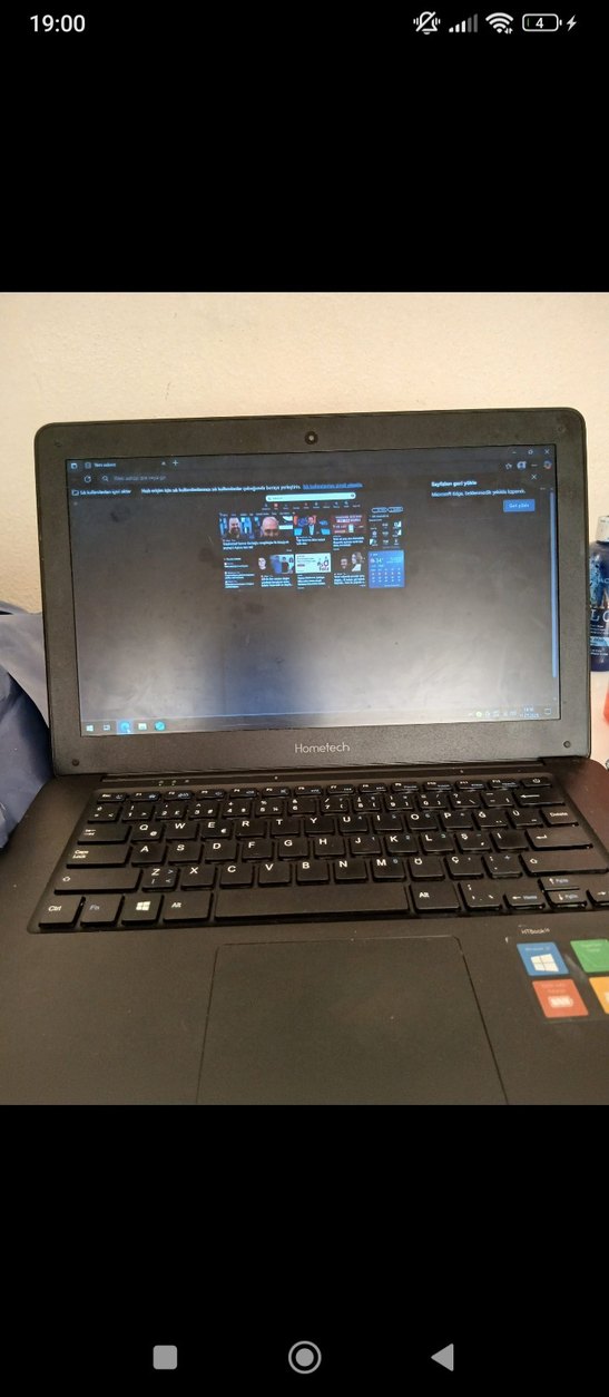 Siyah renkli taşınabilir dizüstü bilgisayar - Görsel 2