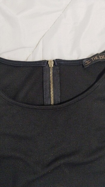 Penye siyah elbise günlük veya resmi elbise s beden  - Görsel 2