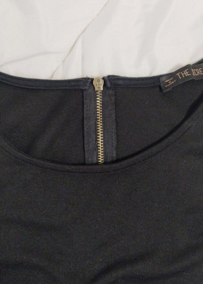 Penye siyah elbise günlük veya resmi elbise s beden  - Görsel 2