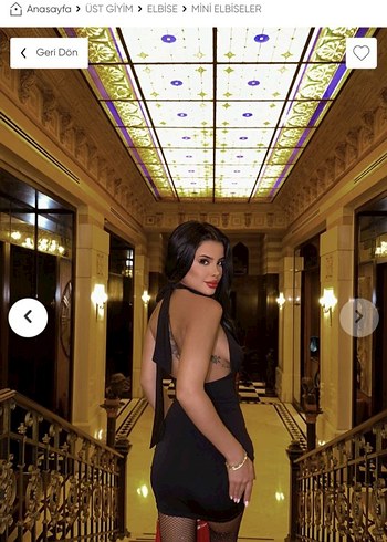 Kemer Detaylı Siyah Deri Mini Elbise - Görsel 2