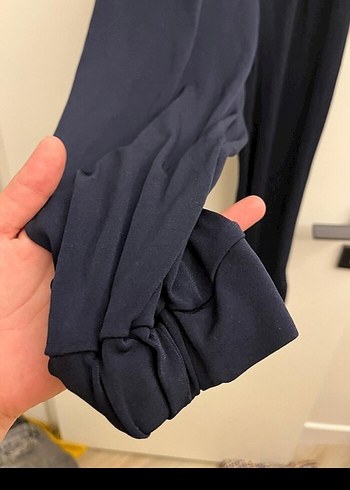 Kadın Siyah Straplez Pilili Uzun Tulum - Görsel 3