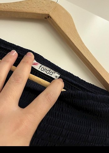 Kadın Siyah Straplez Pilili Uzun Tulum - Görsel 4