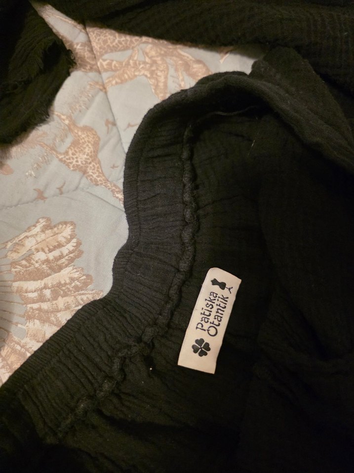 Drapeli Siyah Mini  Kısa Etek - Görsel 3