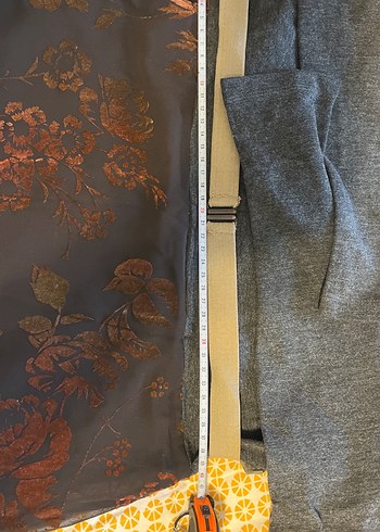 Bohem Tarzı Kahverengi Desenli otantik elbise - Görsel 8