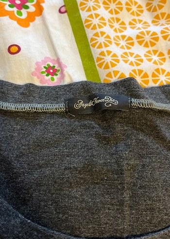 Bohem Tarzı Kahverengi Desenli otantik elbise - Görsel 2