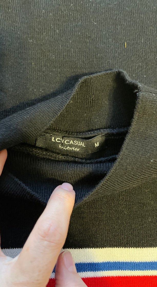 Uzun Kollu Siyah Triko Midi Elbise - Görsel 2