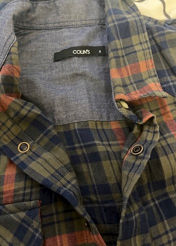 Kadın Çok Renkli Kareli Uzun Kollu Gömlek - Görsel 2