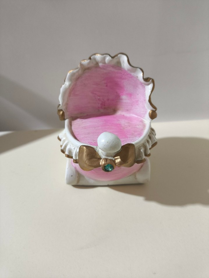 Pembe Minyatür Bebek Arabası Biblo kumbara - Görsel 3