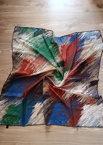 Bohem Çok Renkli Kadın Fular - Görsel 2