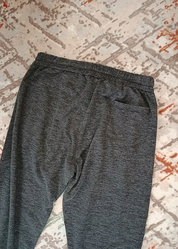 Gri Rahat Kesim Fermuarlı erkek Eşofman - Görsel 5