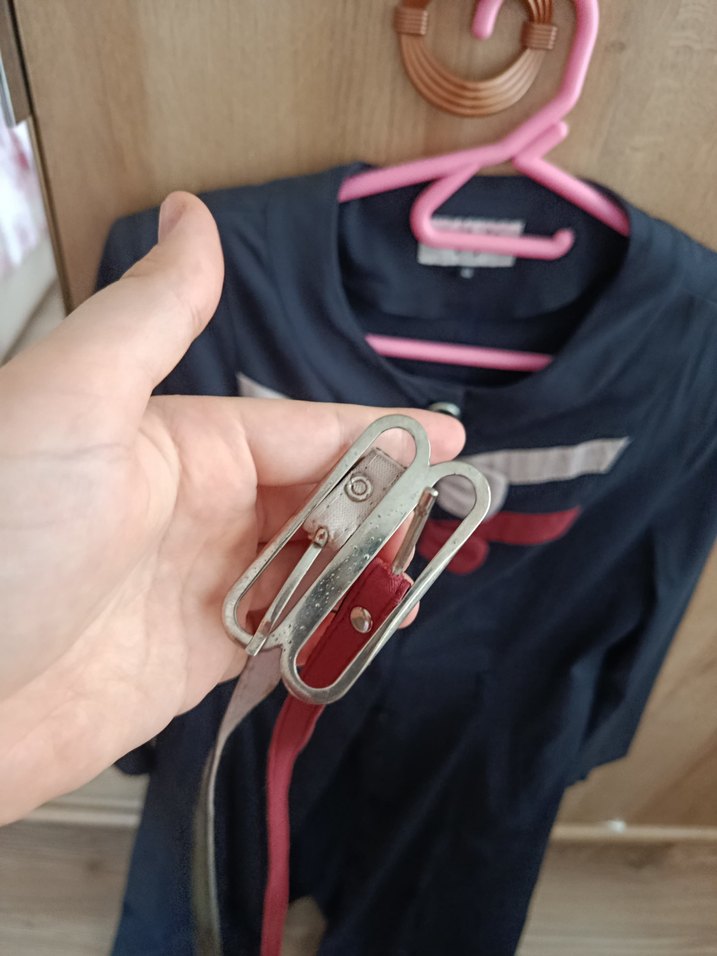 Düğmeli Uzun Mavi Kadın pardesü - Görsel 5