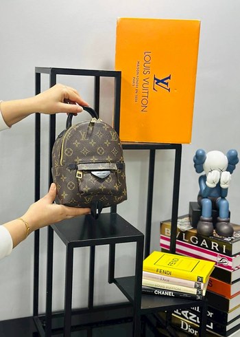 Louis Vuitton Kadın Kahverengi Deri Sırt Çantası